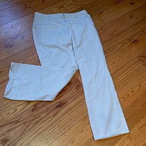 OLD NAVY Boot Cut Tan Pants 100% Cotton - Size 16 R Regular EXCELLENT CONDITION!